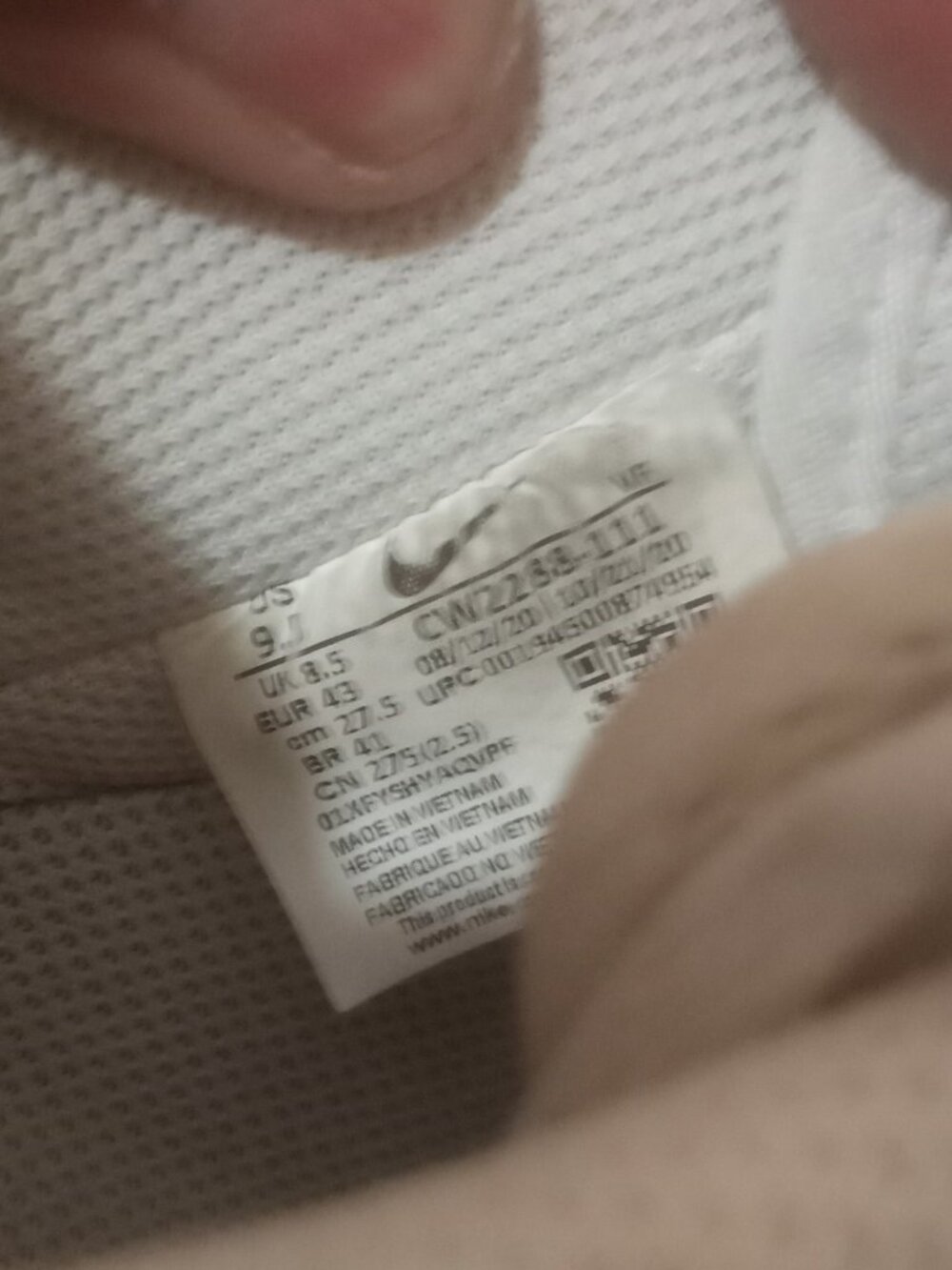 Mens Nike Air Force One 07 New Orleans Saints NFL White Leather Size 9.5 Tennis - Picture 2 of 12